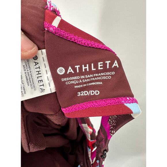 ATHLETA NWT Square Nek Bra Cup Tankini // 32D/DD - Picture 12 of 14